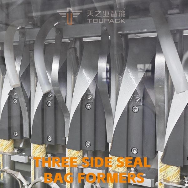 Machine d'emballage de bâtonnets de café et de sucre en lignes de 2 4 6 8 10