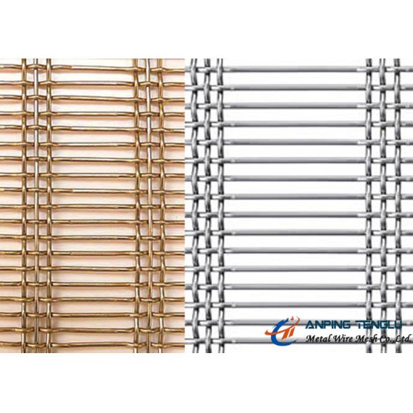 Triple Warp Weave Wire Mesh, Special Crimped Mesh, Solid Features