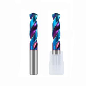 Straight Flute Carbide Drill Bits Round Shank For Drilling Holes