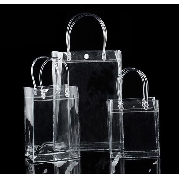 PVC beach Summer Clear Shoulder Bag DIY Transparent Clutch Tote Bag, Tote Handbags Shopping Shoulder Bags, jelly bags