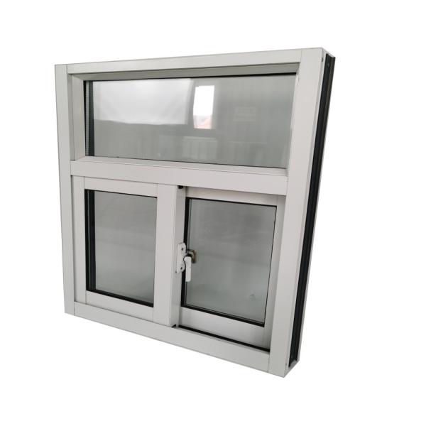 Modern Design Advantage Security Double Pane Glass Low-e Aluminum Alloy Silding Window
