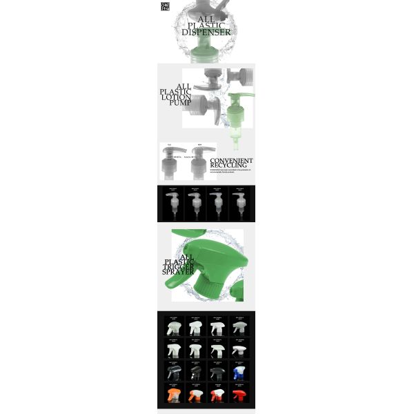 28/410 28mm Mist Spray Pump Plastic Sprayer For Kitchen Cleanser