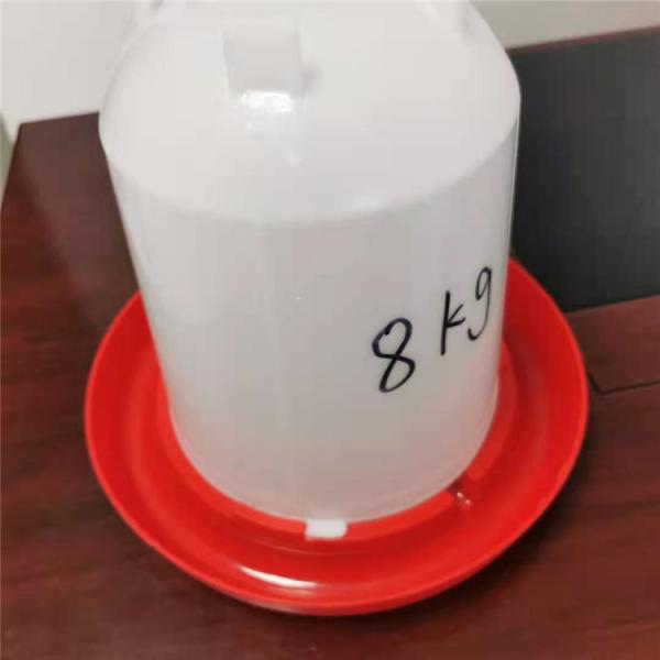 Bebedor plástico automático do alimentador das aves domésticas 8L para o criador da grelha
