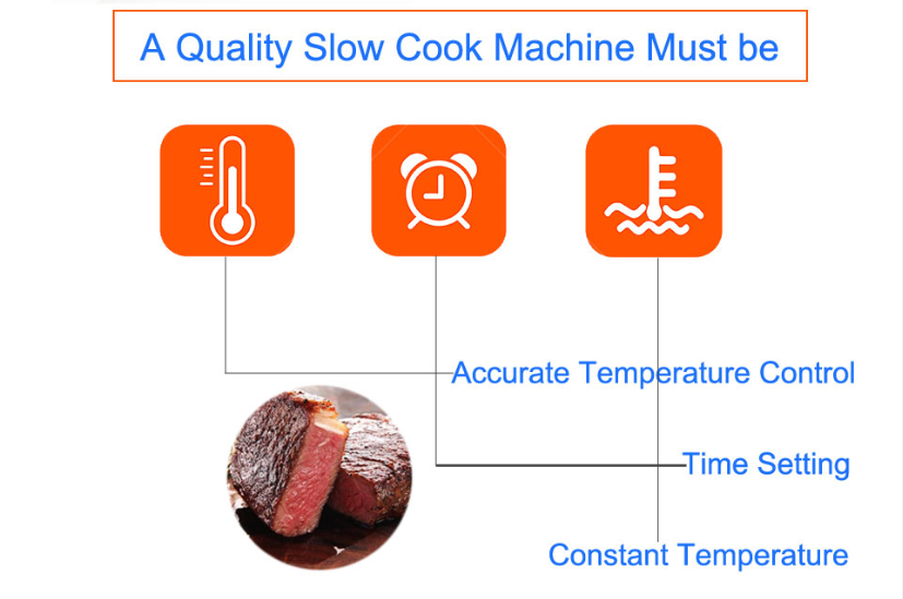 Lingmai Commercial Kitchen Equipment Sous Vide Slow Cooker For Vacuum Packaged Food