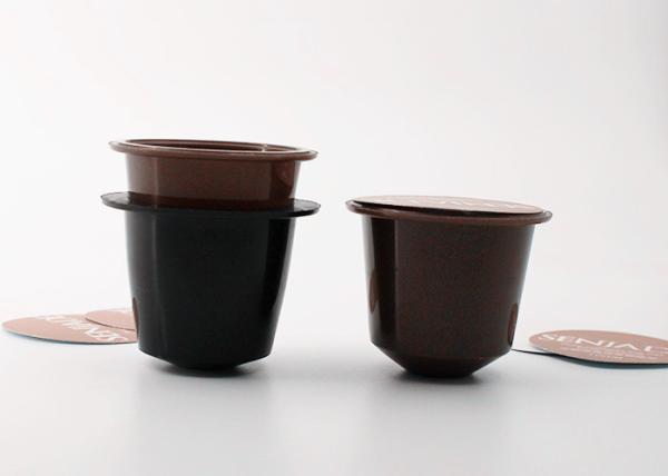 Cápsulas recarregávéis descartáveis de Nespresso para o pacote do café à terra no produto comestível dos PP