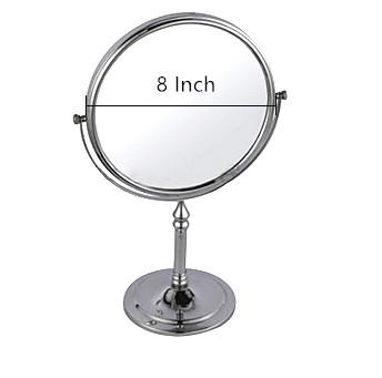 8 INCH Stainless Steel 360 Degree Swivel Vanity Mirror Telescopic Double Side Mirror