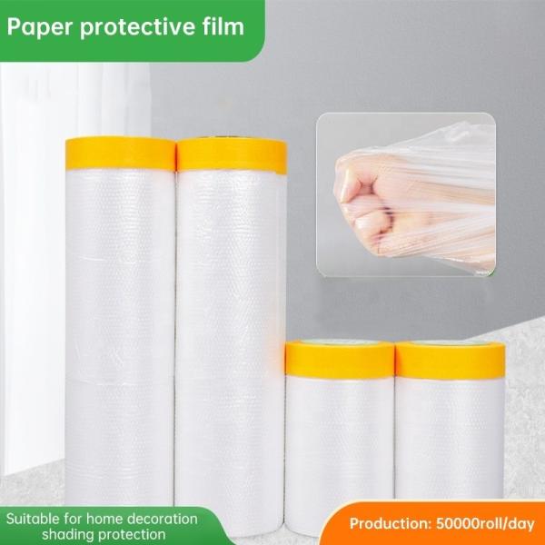 PaintingHot sale products Speedy Film Masking Film for Painting Masker Length 10m-25m