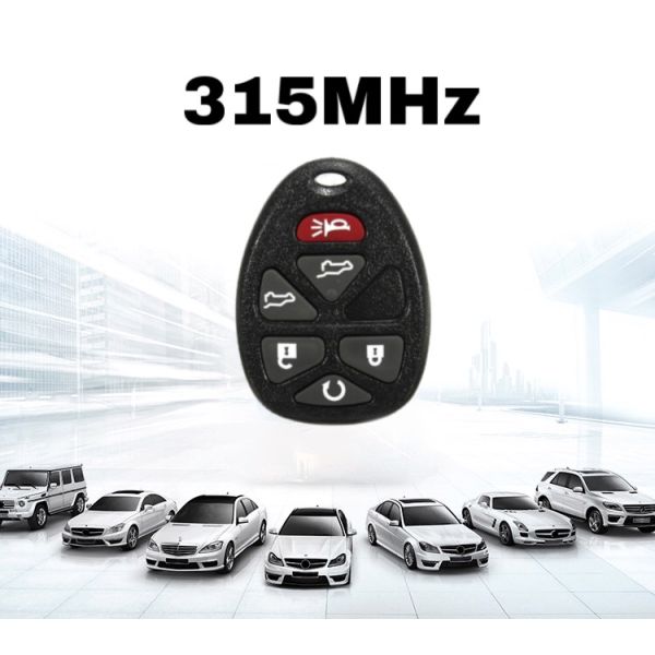 Aftermarket 5+ Buttons 315MHz Remote Key Shell Replacement for Buick Car Key Shell
