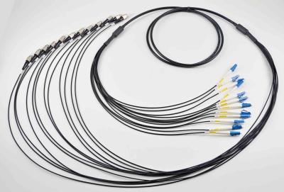 Low Insertion FC To LC Patch Cord 12 Cores 15 Meters PVC Material