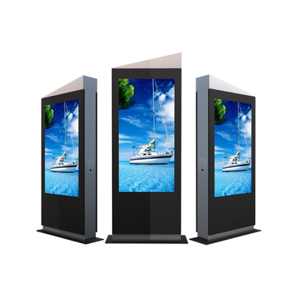 Outdoor Digital Advertising Kiosk LG Panel With Waterproof Touch Screen