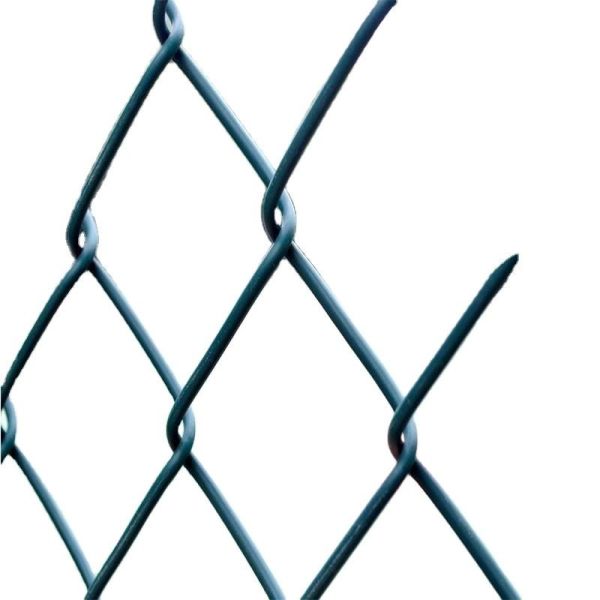 Panel de cercas de enlace de cadena revestido de PVC galvanizado de 2,0 mm y 2,5 mm de espesor