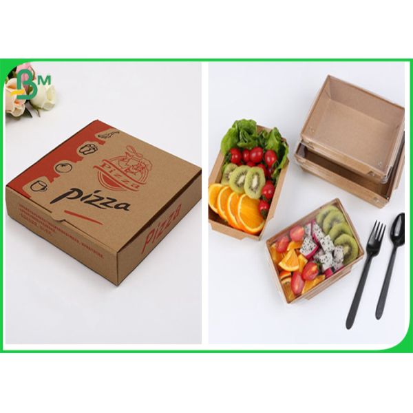 Папербоард Брауна Крафт девственной пульпы таможни 300гсм естественный для пакуя еды