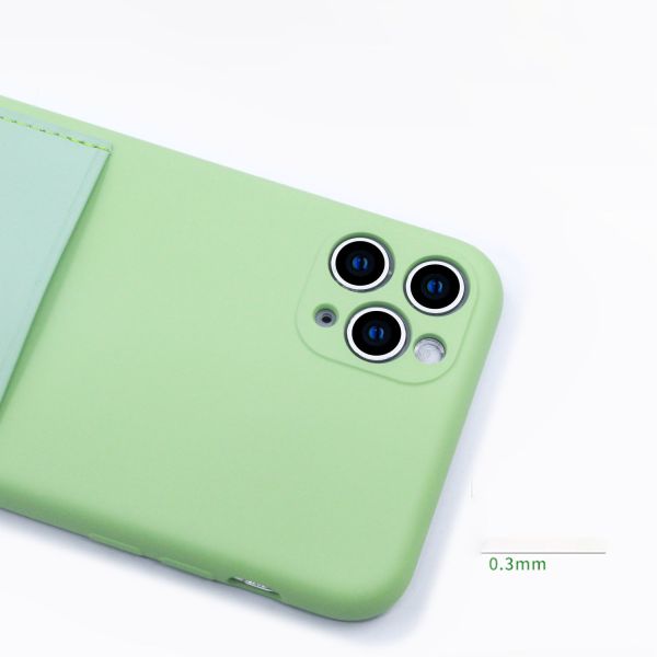 Water Resistant Mobile Cover Anti Drop Wireless Charging Liquid Silicone Back Cover