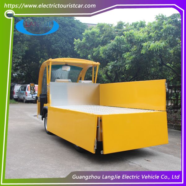5KW Two Seater Electric Car AC 48V Motor Electric Baggage Cart For Resort