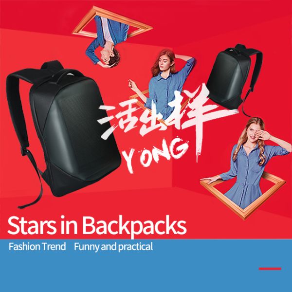 Soft Handle LED Display Backpack Your Perfect Companion for Outdoor Advertising
