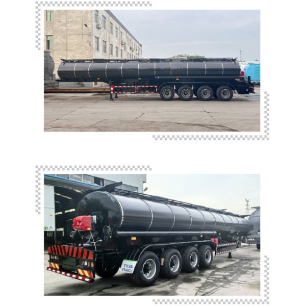 TITAN 38CBM Liquid Asphalt Tanker Trailers for Sale | Asphalt Tank Trailer