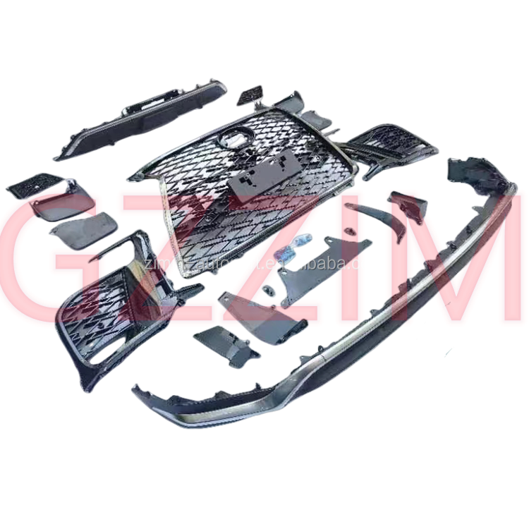 Lexus LX600 Factory Auto Parts Front Black Grille Middle Grille Kit Bodykit