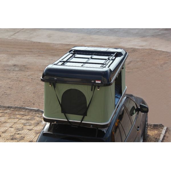 Experience Comfortable Camping with Fiberglass Hard Shell Car Roof Top Tent Automatic
