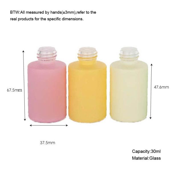 30 мл макаронные стеклянные бутылки для эфирных масел
