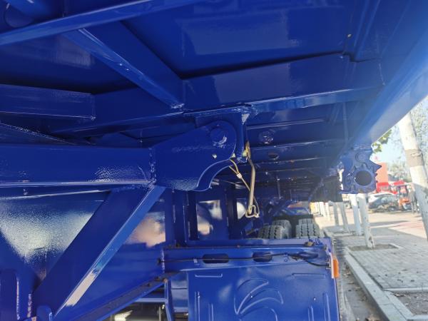 3 Triple Axle Cargo Trailer Side Wall Cargo Semi Trailer Truck  40-60 Tons 13000mm