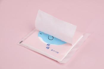 OEM Design 10*10cm 10 Pcs / Bag Pocket Baby Cotton Tissue Soft And Comfortable Feeling