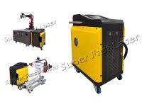 máquina de limpeza Handheld do laser 350W para a indústria eletrónica