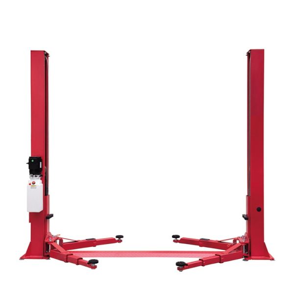 High Lift Two Post Car Lift with 4ton Capacity 75in Lift Height and 2.2kw Motor Power for Garage and Workshop