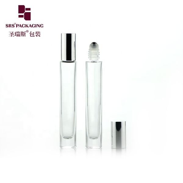 10ML Roll On Glass Bottle with Customized Color No Leakage and Screen Printing for Cosmetic Packaging
