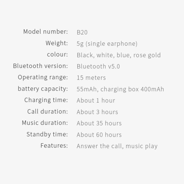 Наушника Bluetooth наушников Tws наушников Bluetooth 5,0 наушники беспроводного мини хэндс-фри резвятся телефон шлемофона игры Earbuds