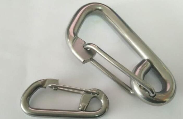 Крюк Carabiner весны быстрого выпуска крюка фиксированного глаза щелчковый щелчковый