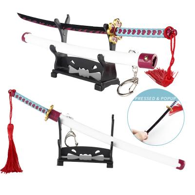 Demon Slayer Kanroji Mitsuri 22CM Automatic Elasitc Moving Sword