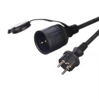 H07RN-F 3X1.5 3m Noir Corde électrique Eu de haute qualité
