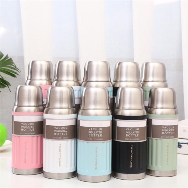 750ml Insulated Stainless Steel Flask Bottle , Wide Mouth Thermos Bottle