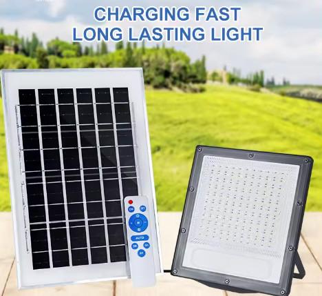 Led 100Watt 150W 200W Garden Solar Flood Light For Distric 6500K