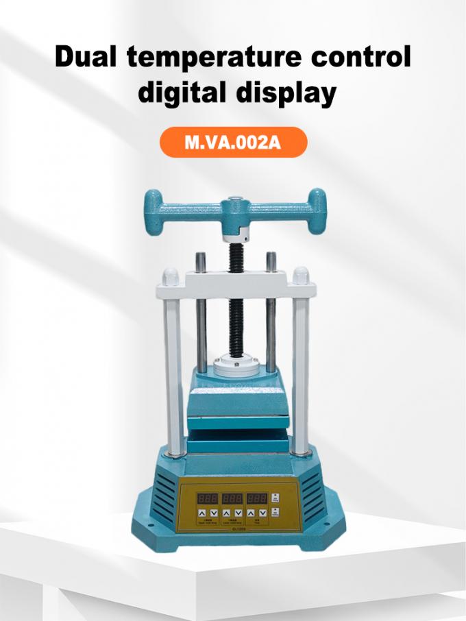 Jewelry Making Vulcanizing Machine Equipped with 220V/50Hz 1200W Power Input, 200 by 200 Millimeter Heating Zone & 30 to 200 Degrees Adjustable Heating Range