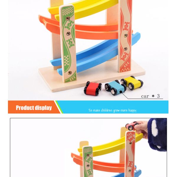 Wooden Educational Baby Developmental Toys Glider Multilayer Children Boys