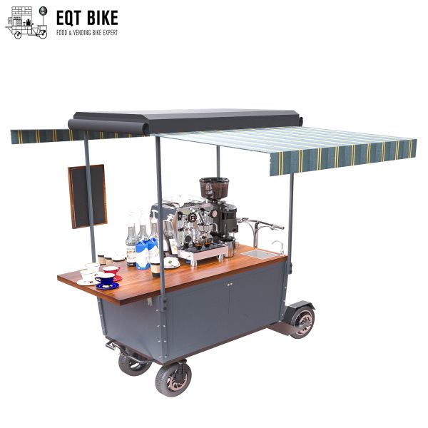 Multifunctional Electric Coffee Bike 350w With SS Work Table