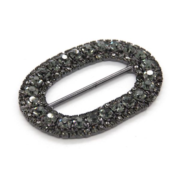 Crystal Metal Pin Shoes Decoration Accessories 45mm*33mm Fashion Style