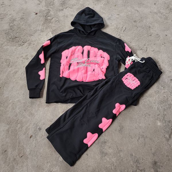 Capuchon à imprimerie sur mesure 500 Gsm Capuchon à couper et à coudre Capuchon poids lourd Pullover épais Français Terry Capuchon Sweatshirts Hommes