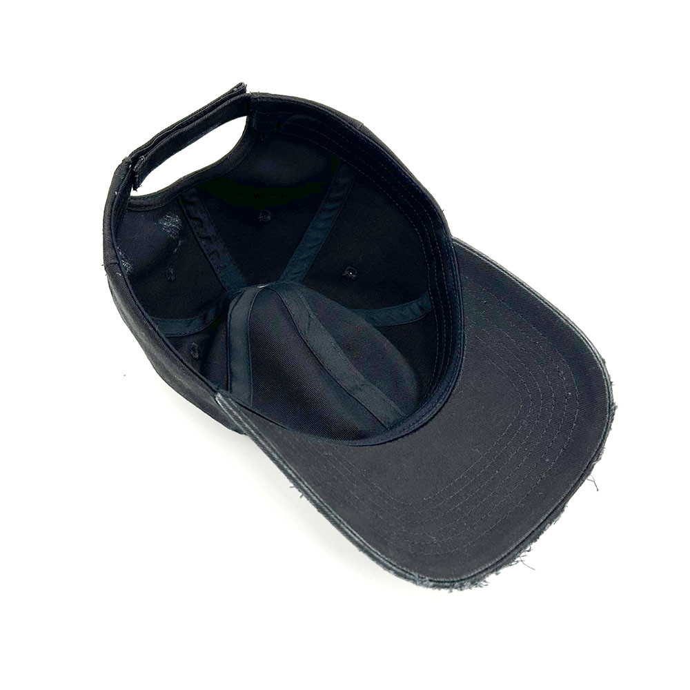 Cotton Distress Dad Hats 6 Panel Unisex Unstructured Plain Baseball Cap Casual