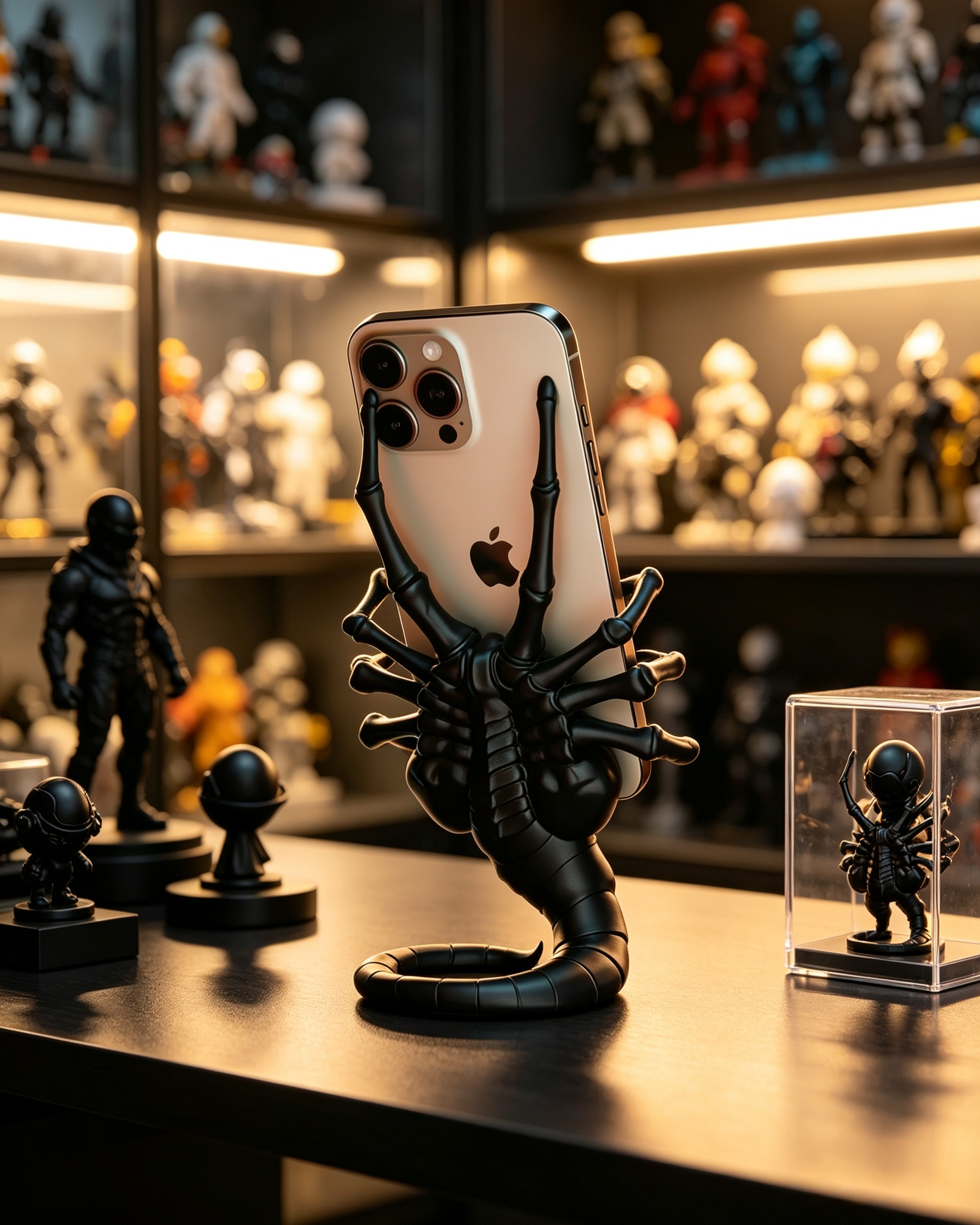 Unique Sculpture Multicolor Digital 3D Printing Scorpion Phone Holder For Decoration