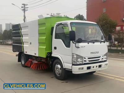 ISUZU 100P Street Sweeper Vacuum Truck 5CBM 98HP 16000kg LHD Rhd