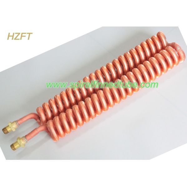 Compact Designed Finned Tube Coil As Oil Cooler And Water Heater