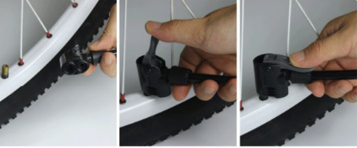 High Pressure Schrader Valve Foot Pump for Automobile Bicycle Electric Motorcycle