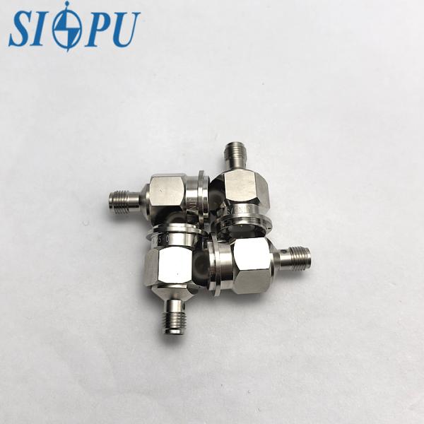 Adaptateur coaxiale à SMA de 500 V avec conducteur central ≤ 2,0 mΩ
