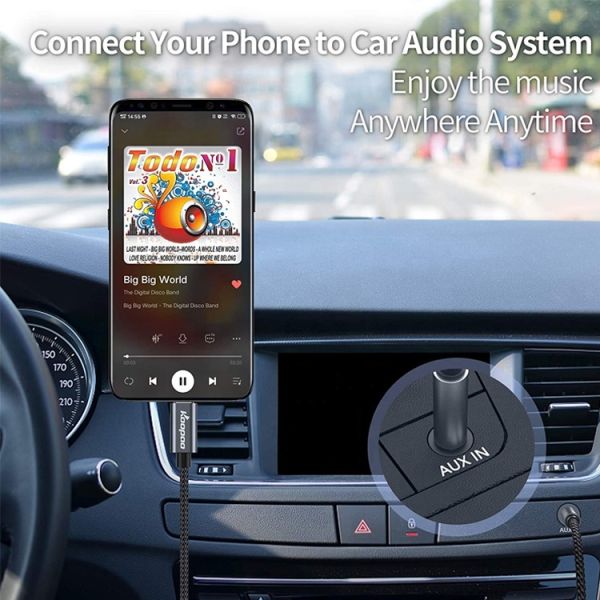 DAC USB Tipo C a 3,5 mm Jack de audio cable masculino AUX adaptador de dongle de auriculares para Pixel Google