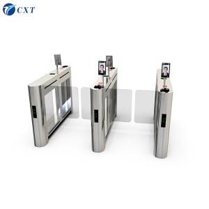 Waist Height Metal Swing Barrier Gate 304 Innovative Anti Collision 221