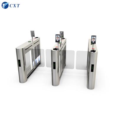 Waist Height Metal Swing Barrier Gate 304 Innovative Anti Collision 221