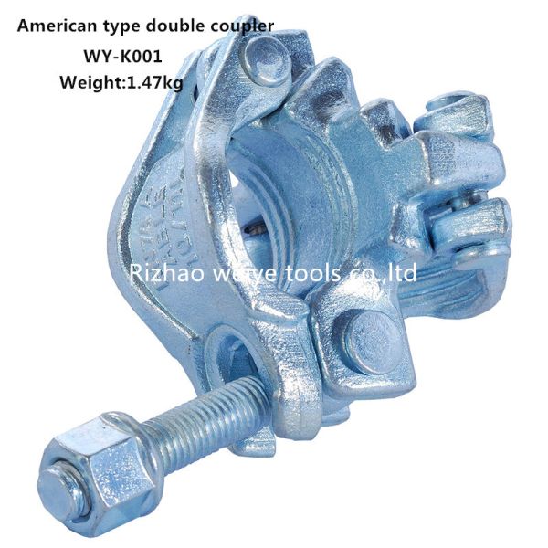 Scaffolding double coupler load capacity