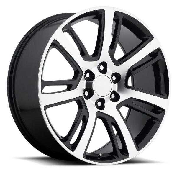 24 New Escalade Black Machine Wheels Rims 4738 For Yukon Denali 2WD 4WD